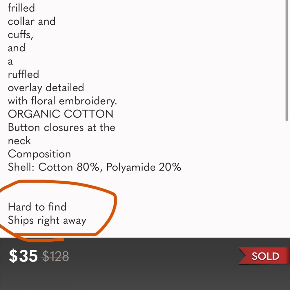 Poshmark Message Screenshot - Picture 8 of 10